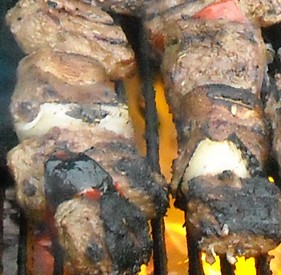 Beef and Mushroom Skewers