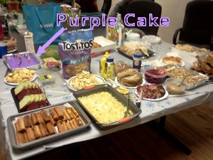 Purple Cake at Carnivorous Plant Society pot luck